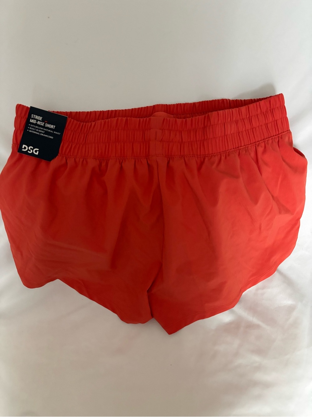 DSG Stride Women's Athletic Shorts - Coral Red